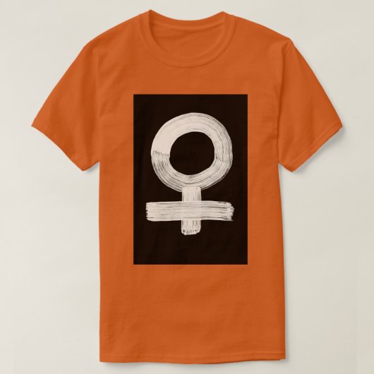 Stelt Symbolen Solar System 0003 Venus Inverted T-shirt (Design voorkant)