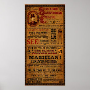 Stelt u zich eens voor dat Circus Poster uit Tirah