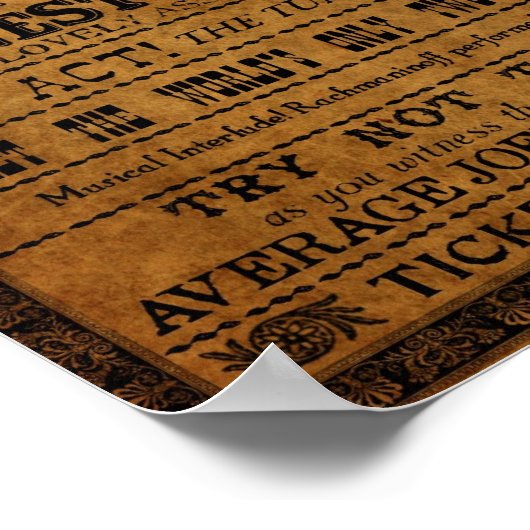 Stelt u zich eens voor dat Circus Poster voor Tira (Hoek)