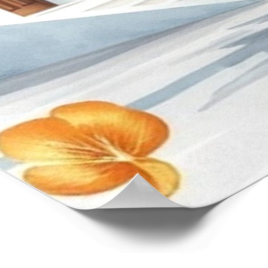 Stelt u zich eens voor, vredige, hemelse plaatsen  poster (Hoek)