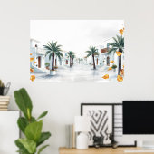 Stelt u zich eens voor, vredige, hemelse plaatsen  poster (Thuiskantoor)