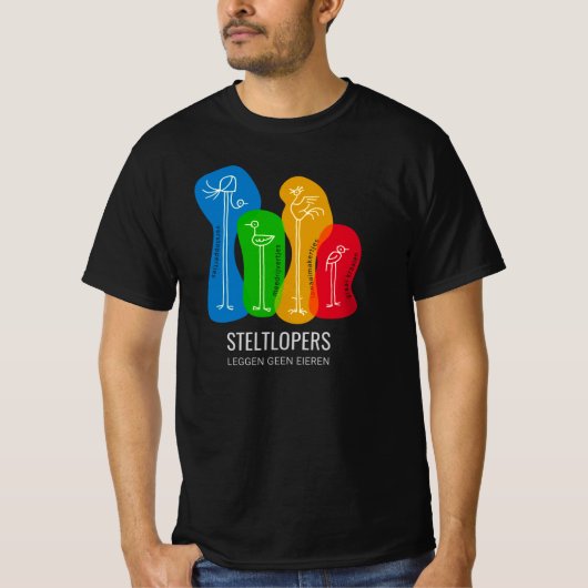 Steltlopers T-shirt (Voorkant)