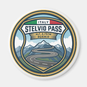 Stelvio - Bergpas Italië Magneet