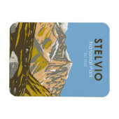 Stelvio National Park Italië Central Alps  Magneet (Horizontaal)