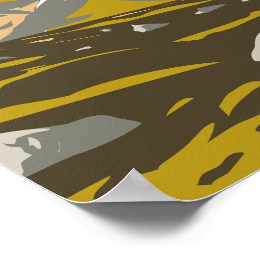 Stelvio National Park Italië Central Alps Poster (Hoek)