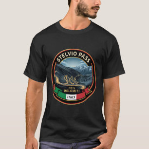 Stelvio Pass - Beruchte Bergweg Italië T-shirt