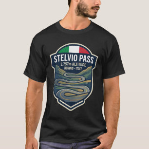 Stelvio Pass - Dolomites Raceweg T-shirt