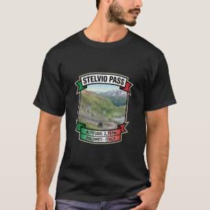 Stelvio Pass - Legendarische Bochten Italië T-shirt