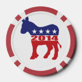Stem 2014 Democratische Partij Poker Chips (Achterkant)
