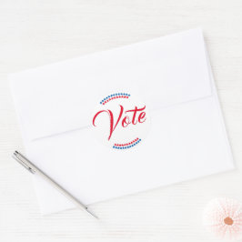 Stem 2024 Amerikaanse Patriottische presidentsverk Ronde Sticker