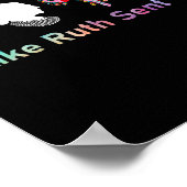 Stem aan de kant zoals Ruth je feministische stemi Poster (Hoek)