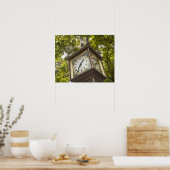 Stem aangedreven klok in de buurt van Gastown Poster (Keuken)