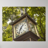 Stem aangedreven klok in de buurt van Gastown Poster (Voorkant)