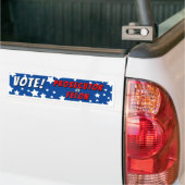 Stem aanklager vs Felon Bumpersticker (Op Truck)