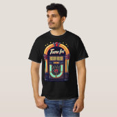 Stem af! Retro jukebox T-shirt (Voorkant volledig)