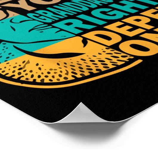 Stem als de rechten van je kleindochter - feminist poster (Hoek)