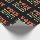 Stem als een meisje waar je rechten van afhangen I Cadeaupapier (Hoek)