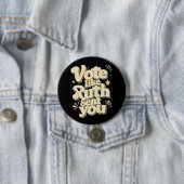 Stem Als Ruth Je Baarmoeder Stuurde Feministische Ronde Button 7,6 Cm (In situ)