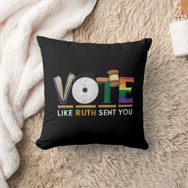 Stem Als Ruth Je De Hamer Stuurde Feministen Lgbt  Kussen (Deken)