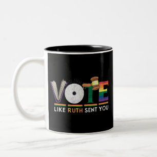 Stem Als Ruth Je Stuurde Hamer Feministen Lgbt Pri Tweekleurige Koffiemok