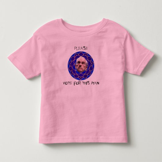 Stem alsjeblieft Ron Paul Kinder Shirts (Voorkant)