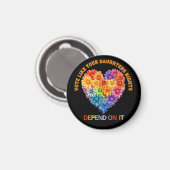 Stem alsof de rechten van je dochter ervan afhange magneet (Voorkant / Achterkant)