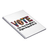 Stem alsof de rechten van je dochter ervan afhange notitieboek (Rechterzijde)