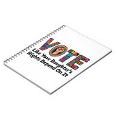 Stem alsof de rechten van je dochter ervan afhange notitieboek (Linkerzijde)