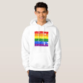 Stem alsof je LGBTQ-rechten ervan afhangen Hoodie (Voorkant volledig)