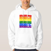 Stem alsof je LGBTQ-rechten ervan afhangen Hoodie (Voorkant)