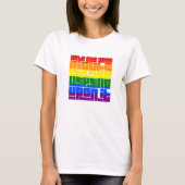 Stem alsof je LGBTQ-rechten ervan afhangen T-shirt (Voorkant)