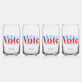 Stem alsof je stem ervan afhangt blikvorm glas