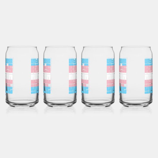 Stem alsof je transrechten ervan afhangen blikvorm glas (Rechts)