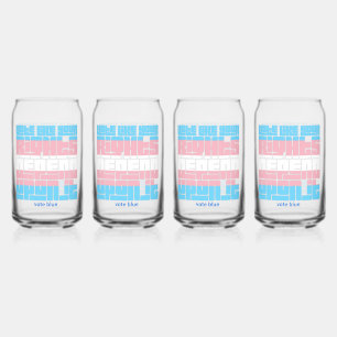 Stem alsof je transrechten ervan afhangen blikvorm glas