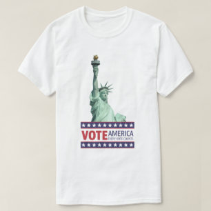 STEM AMERIKA Elke stem telt T-shirt