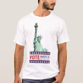 STEM AMERIKA Elke stem telt T-shirt (Voorkant)