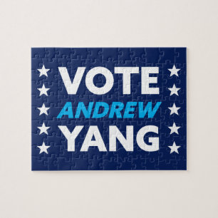 Stem Andrew Yang New York City burgemeester Stars Legpuzzel