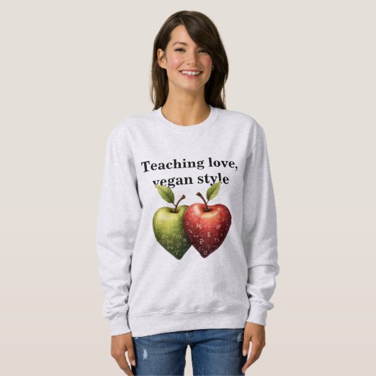 STEM Apple Art | Educational Math Science Teacher Trui (Voorkant volledig)