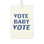 " stem baby " blauw wit - luchtverfrisser (Achterkant)