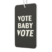 " stem baby " zwart wit - luchtverfrisser (Links)