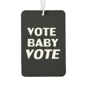 " stem baby " zwart wit - luchtverfrisser (Achterkant)