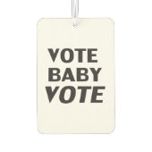 " stem baby " zwart wit - luchtverfrisser (Achterkant)