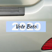 Stem Beto O'Rourke voor 2020 President Bumpersticker (Op auto)