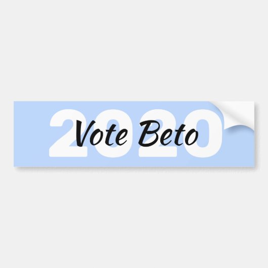 Stem Beto O'Rourke voor 2020 President Bumpersticker (Voorkant)