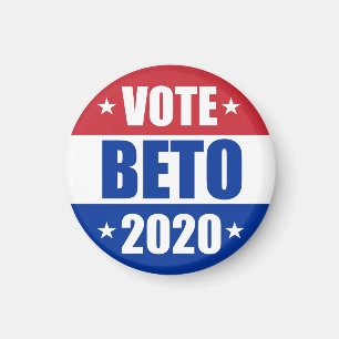 Stem Beto O'rourke voor President 2020 Magneet