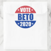 Stem Beto O'rourke voor President 2020 Ronde Sticker (Tas)