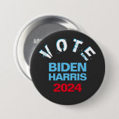 STEM BIDEN HARRIS 2024 Mod Campagne Ronde Button 7,6 Cm (Voorkant /achterkant)