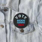 STEM BIDEN HARRIS 2024 Mod Campagne Ronde Button 7,6 Cm (In situ)