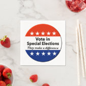 Stem bij speciale verkiezingen servet (Insitu)