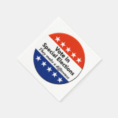 Stem bij speciale verkiezingen servet (Hoek)